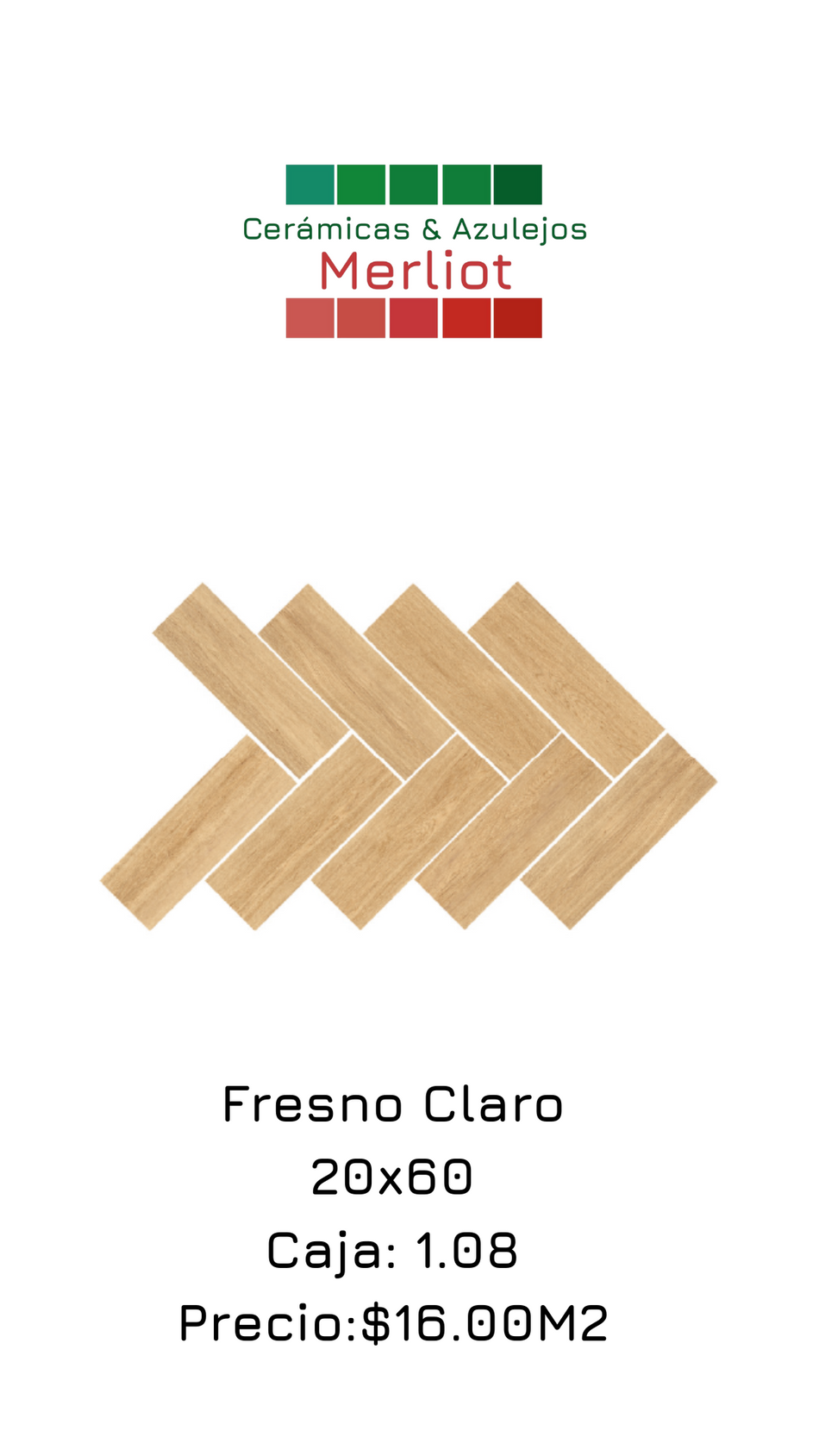 Fresno Claro 20x60 CM