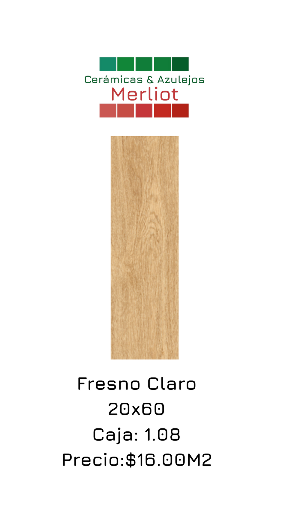 Fresno Claro 20x60 CM