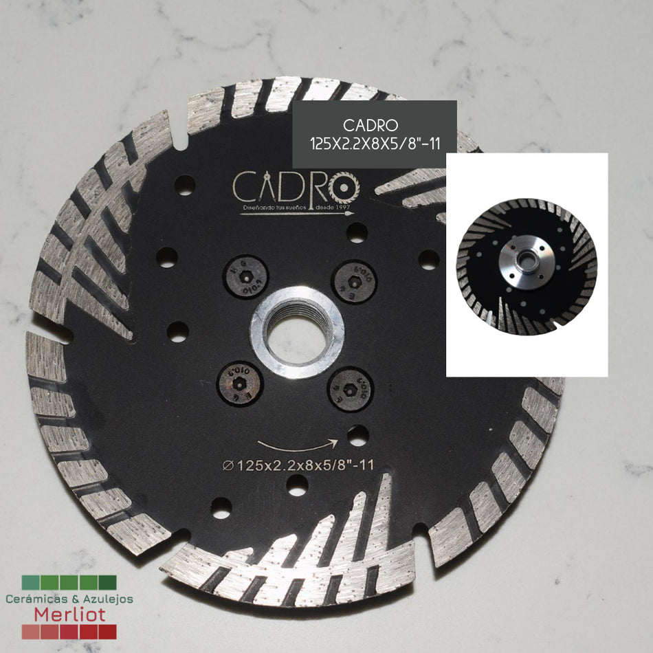 Disco 5" turbo segmentado