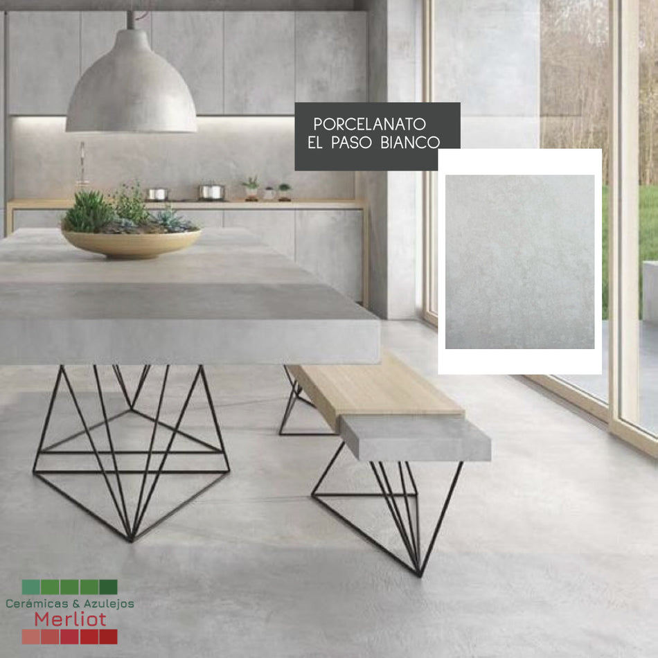 Porcelanato el paso bianco