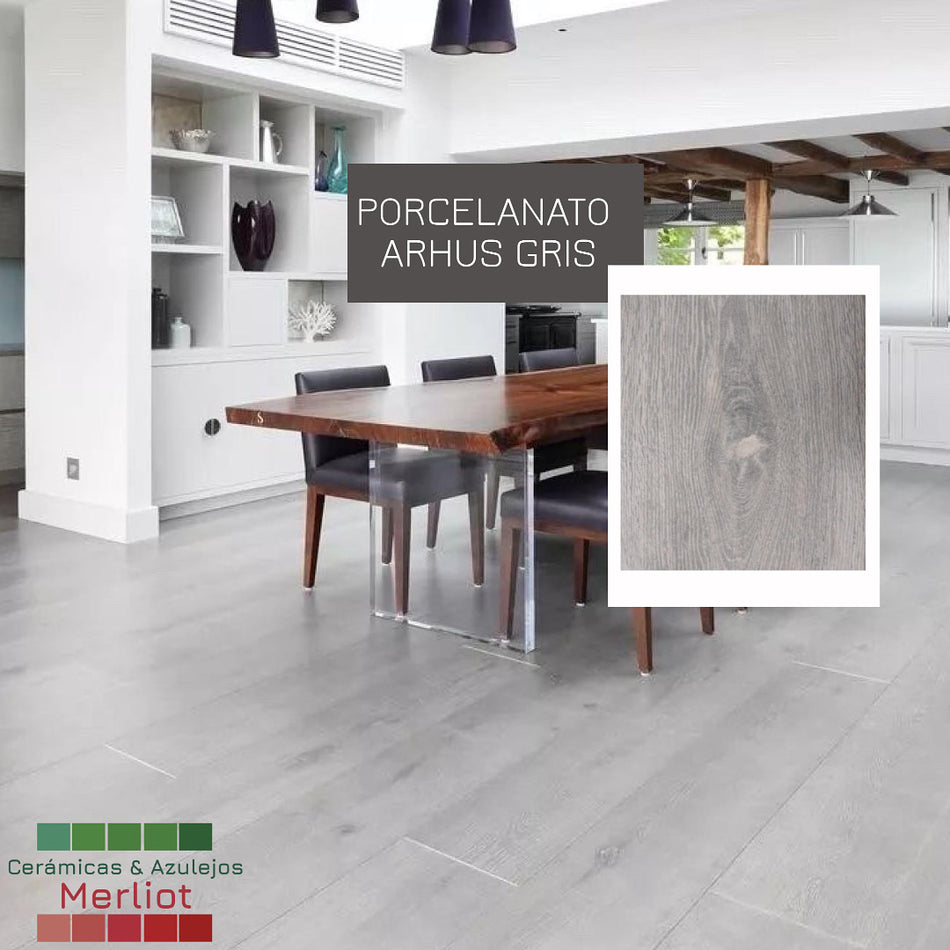 Porcelanato arhus gris MT